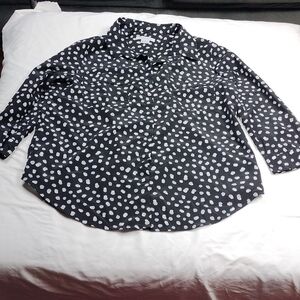 Liz Claiborne women's large sized button down blouse